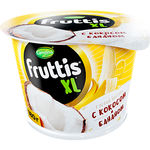 Йогурт Фруттис 4,3% кокос/банан пл/ст 180г