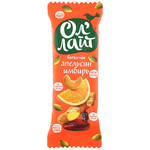 Батончик Ол'лайт фруктово-ореховый апельсин/имбирь 30г