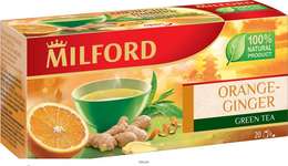 Чай Милфорд зеленый апельсин/имбирь 1,75г*20шт
