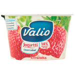 Йогурт Валио с клубникой 2,6% пл/ст 180г