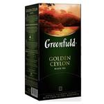 Чай Гринфилд Голден Цейлон черный 25х2г